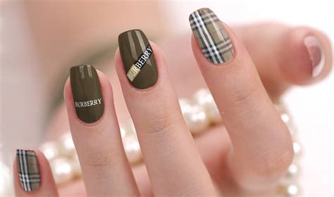 burberry nail strips.